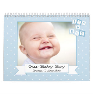Onze Baby Boy Custom Foto Kalender