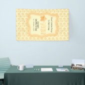 Onze Baby wordt een Schattigee ster 1e verjaardag Spandoek (Beurs)