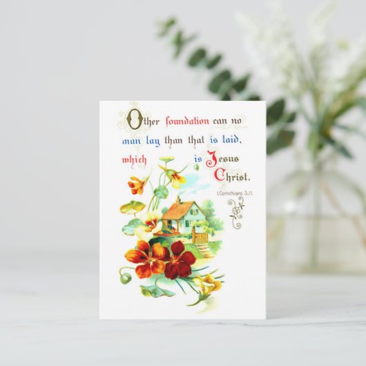 Onze basis briefkaart (Staand voorkant)