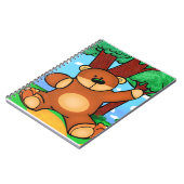 Onze beer in de weide - Bear in grassland Notitieboek (Linkerzijde)