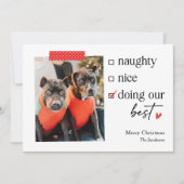 Onze beste bewerkbare kleur kerstkaart voor de fee (Voorkant)