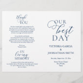 Onze beste dag, huwelijksfeestelijke programma's (Voorkant)