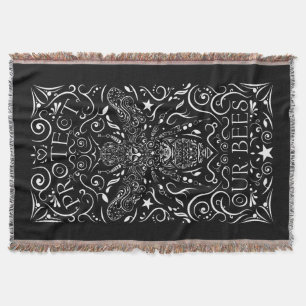 onze bijen beschermen deken