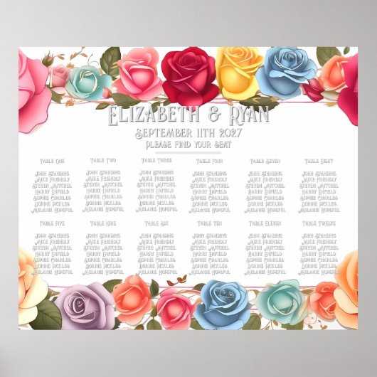 Onze bloeiende liefde poster (Voorkant)