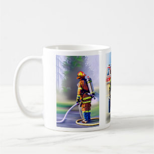Onze brandweerman, onze held koffiemok