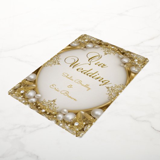 Onze bruiloft folie uitnodiging (Gedraaid)