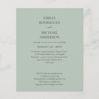 Onze Bruiloft Moderne Typografie MEERDERE KLEUREN Flyer