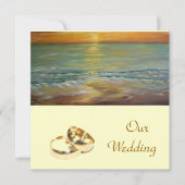 onze bruiloft - trouwuitnodiging kaart (Voorkant)