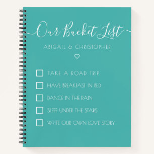 Onze Bucket-lijst Gepersonaliseerd Keepomwille Notitieboek