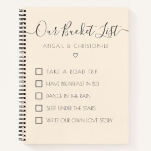 Onze Bucket-lijst Gepersonaliseerd Keepomwille Notitieboek