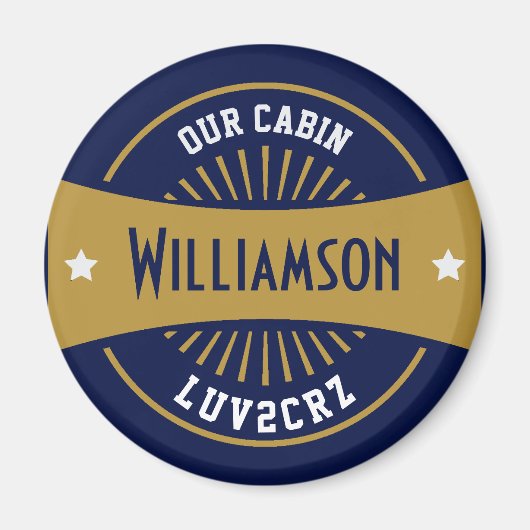 Onze Cabin Cruise Ship Stateroom Cabin Marker Magneet (Voorkant)