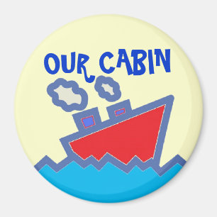 Onze Cabin Stateroom Deurmarkering Magneet