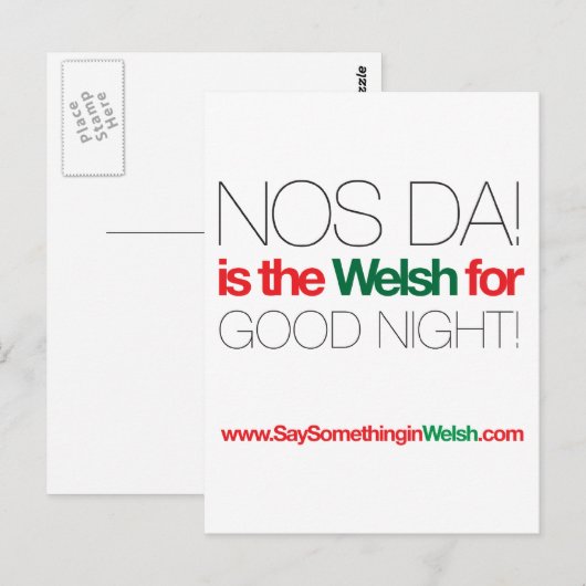 ONZE DA! BRIEFKAART (Voorkant / Achterkant)