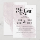 Onze dag is op de uitnodiging van de laatste bruil (Voorkant / Achterkant)