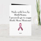 Onze Dag van de Bijeenkomst Kaart (Achterkant)