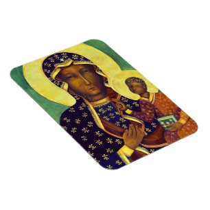 Onze dame Czestochowa Black Madonna Icon Poland Magneet