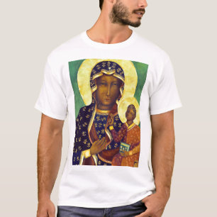 Onze dame Czestochowa Black Madonna Icon Poland T-shirt