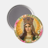 Onze dame Maagd Mary Religieuze Katholieke Magneet (Voorkant / Achterkant)