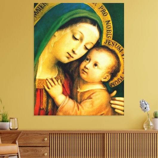 Onze dame of Good Counsel Canvas Afdruk (Insitu (Woonkamer))