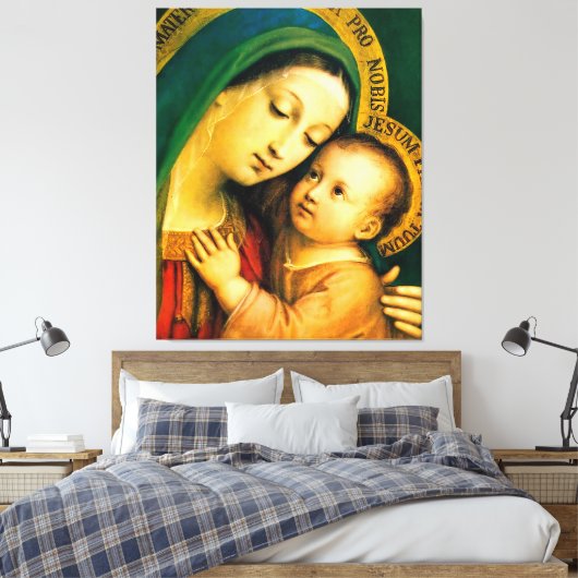 Onze dame of Good Counsel Canvas Afdruk (Insitu (Slaapkamer))