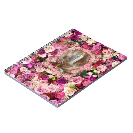 Onze dame of Lourdes-fotonotebook Notitieboek (Linkerzijde)