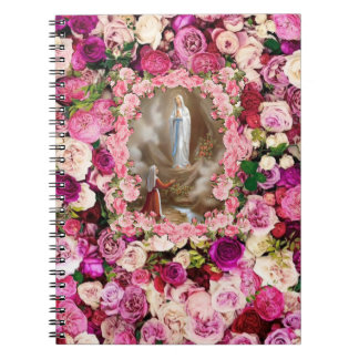 Onze dame of Lourdes-fotonotebook Notitieboek