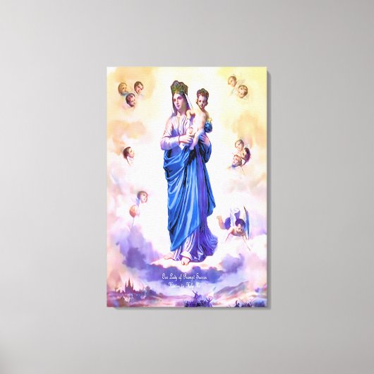 Onze Dame of Prompt Succes Canvas Afdruk (Voorkant)