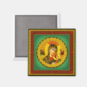 Onze Dame Perpetual Help Magnet Magneet (Voorkant / Achterkant)