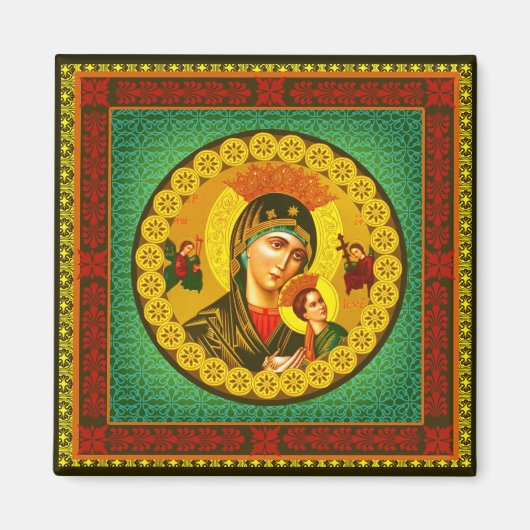 Onze Dame Perpetual Help Magnet Magneet (Voorkant)