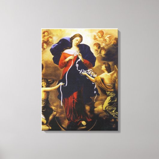 ONZE DAME UNDOER VAN KNOPEN CANVAS AFDRUK (Voorkant)