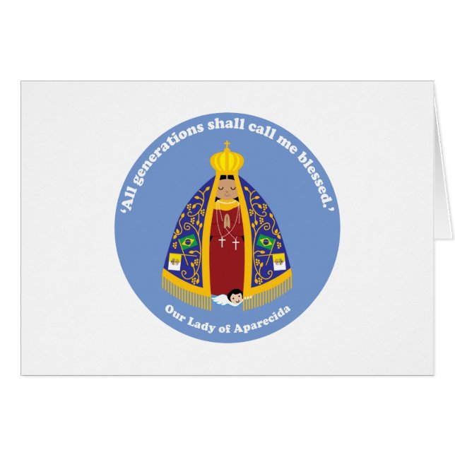 Onze dame van Aparecida (Voorkant Horizontaal)