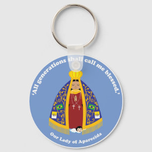 Onze dame van Aparecida Sleutelhanger