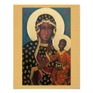 Onze dame van Czestochowa Foto Afdruk