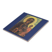 Onze dame van Czestochowa Tegeltje (Zijkant)