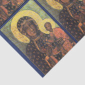 Onze dame van Czestochowa Tissuepapier (Detail)