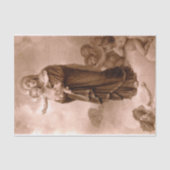 Onze dame van de Angels door William Bouguereau Tissuepapier (Voorkant)