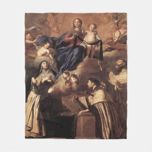 Onze dame van de berg Carmel 1641 Fleece Deken
