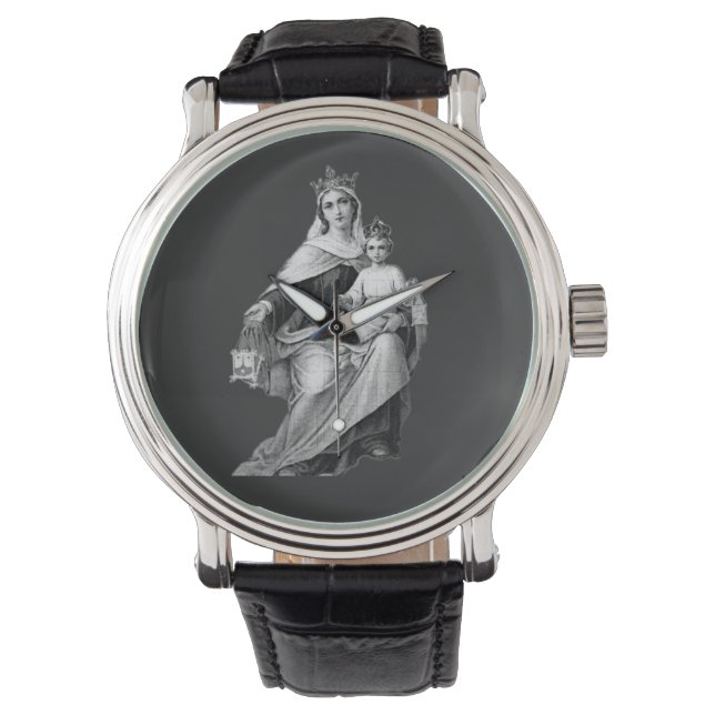 Onze dame van de berg Carmel Horloge (Voorkant)
