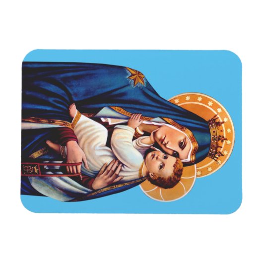 Onze dame van de berg Carmel Magneet (Horizontaal)