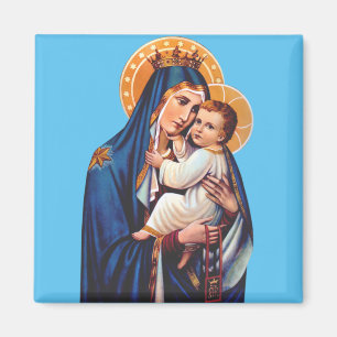 Onze dame van de berg Carmel Magneet