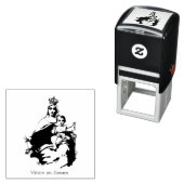 Onze dame van de berg Carmel, zelfinkend stempel (In situ)