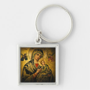 Onze Dame van de Perpetual Help Bracelet Sleutelhanger