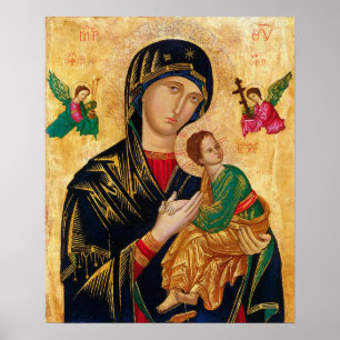 Onze Dame van de Perpetual Help Madonna en het Pic Poster