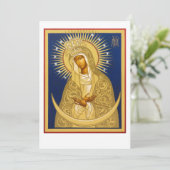 Onze dame van de poort van Dawn Kaart (Staand voorkant)