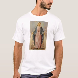 Onze dame van de Rosary Blessed moeder Mary T-shirt