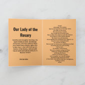 Onze dame van de Rosary Kaart (Binnen)