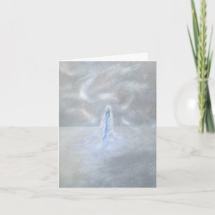 Onze Dame van de Sneeuw met Gedicht Kaart