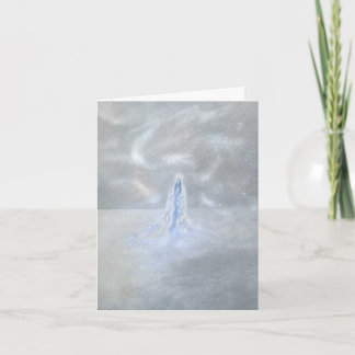 Onze Dame van de Sneeuw met Gedicht Kaart