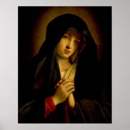 Onze dame van de Sorrows Maagd Mary - Dolorosa Poster
