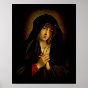 Onze dame van de Sorrows Maagd Mary - Poster Dolor